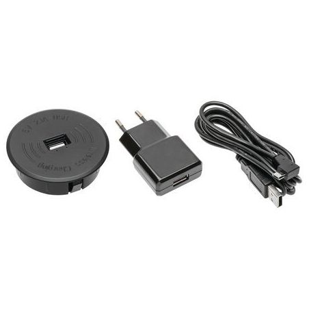Chargeur sans-fil avec port USB AE-ZUSB-20 SYNERCIA
