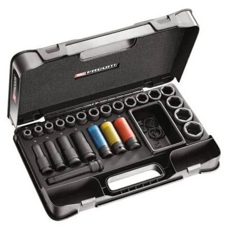 Coffret douilles à choc 1/2" 6 pans NS.550BPB FACOM