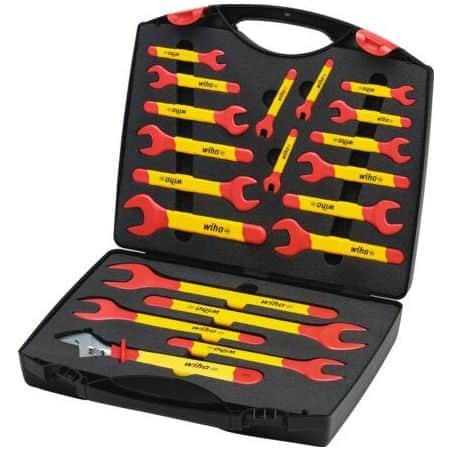Jeu de 19 clés à fourche isolées 1 000 V 43022 WIHA