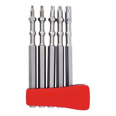 Coffret embouts à choc 5 embouts TORX 10435A VESSEL