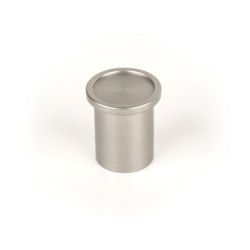 Bouton Round aluminium Inox...