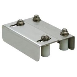 Platine inox guide portail...