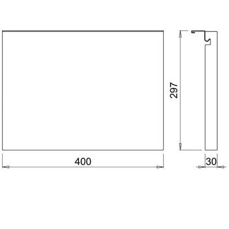 Planche à découper pour profil SYSTEMA F0006000027