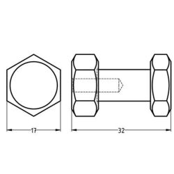 Patère design Bolt Patère...