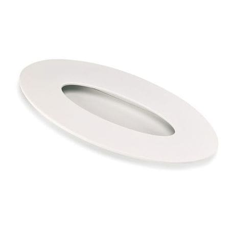 Poignée cuvette OVAL 3780 zamak Blanc mat 3780/292