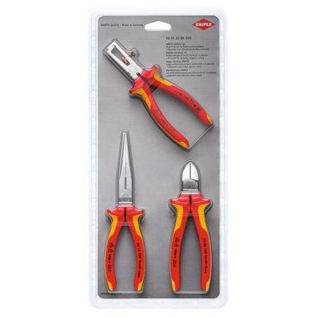 Jeu de 3 pinces isolées 00 31 30 BK V03 KNIPEX