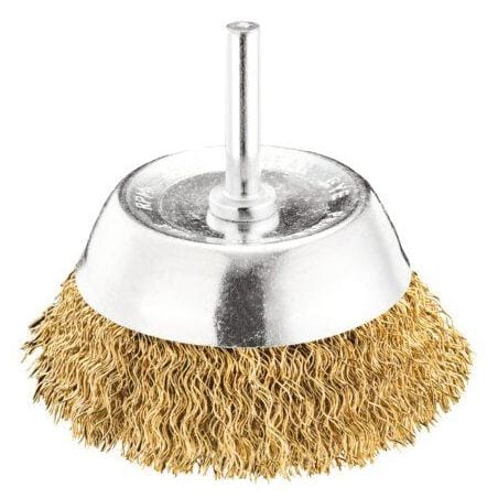 Brosse coupe sur tige Acier laitonné 0661 SIT