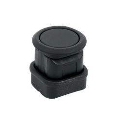 Bouton poussoir zamak Noir...