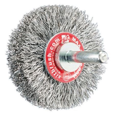 Brosse circulaire GG sur tige Acier 0857 SIT