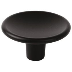 Bouton DISC zamak Noir mat...