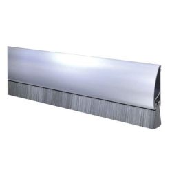Bas de porte à brosse Inox...