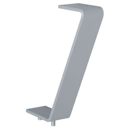 Console de snack inclinée époxy gris 11668