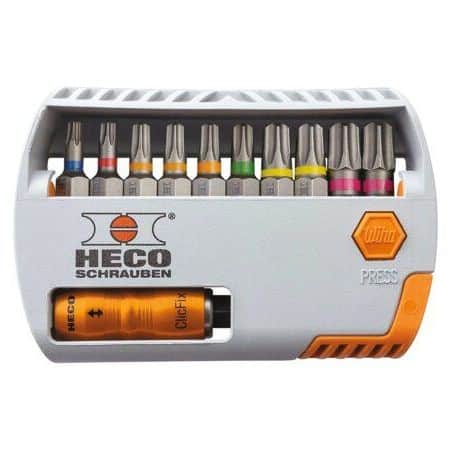 Coffret 11 embouts heco drive 58561 HECO