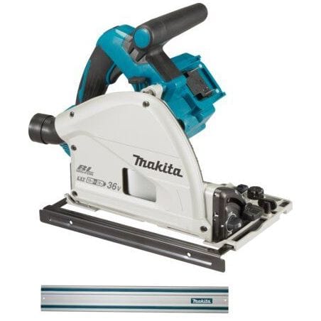 Scie circulaire plongeante 2 x 18 V DSP600ZJ solo + rail de guidage 140 cm MAKITA