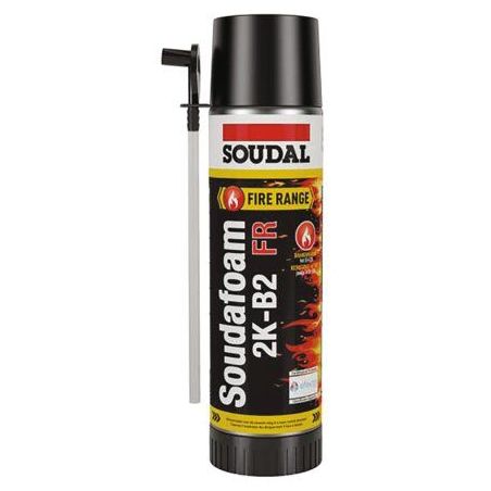 Mousse polyuréthane résistante au feu Soudafoam FR 2k-b2