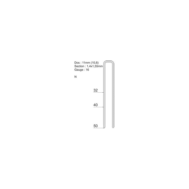Agrafe n sns41(kg7000-14) SENCO