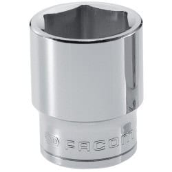 Douille courte carré 1/2" 6...