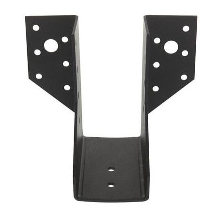 Sabot à ailes extérieures SAE Acier finition noire  SIMPSON