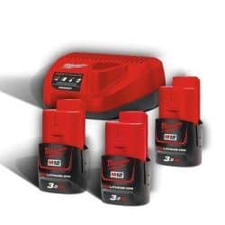 Pack 3 batteries + chargeur...