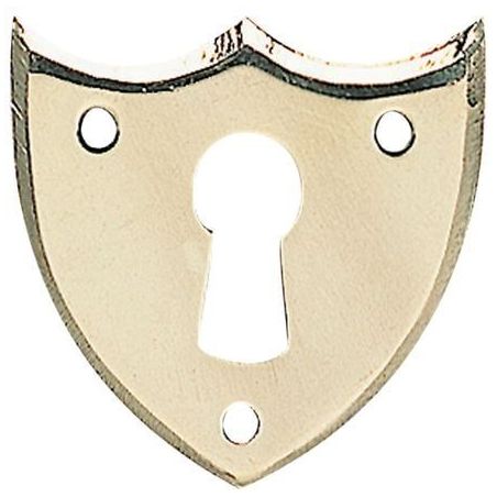 Entrée coeur Laiton poli