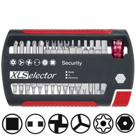 Coffret 30 embouts securite WIHA