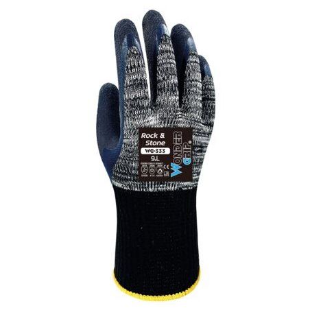 Gant latex crêpé travaux lourds WG-333 x12 paires  WONDER GRIP