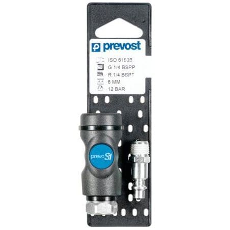 Composition raccord rapide femelle + embout ISO 6150B PREVOST