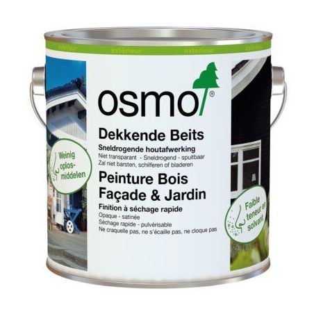 Peinture bois façade et jardin  OSMO
