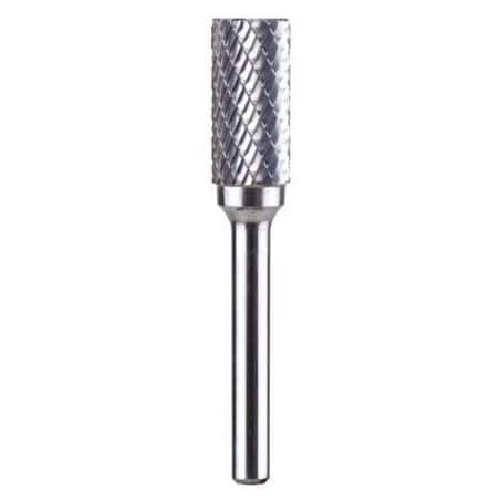 Fraise lime denture croisée pour acier et inox Cylindrique coupe en bout