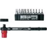 Cliquet 1/4" pour embout et douille + 10 embouts VESSEL