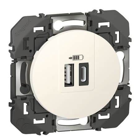 Double chargeur USB Dooxie LEGRAND (déclinaison)