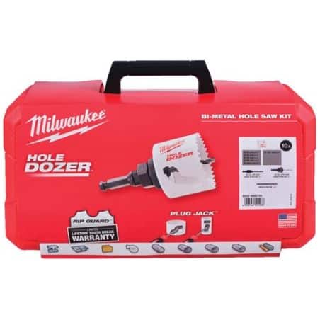 Coffret 10 scies trépans bi-metal HOLE DOZER  4932498259 MILWAUKEE