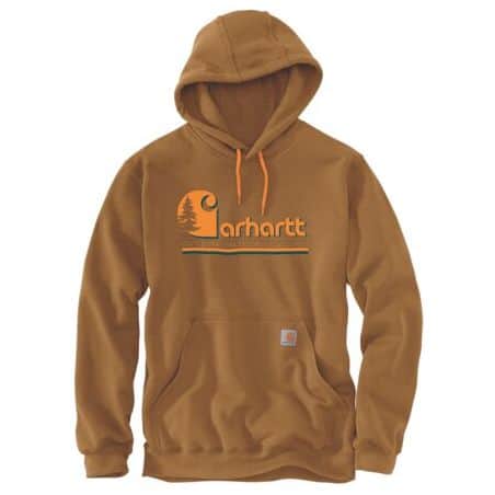 Sweat à capuche 106498 marron CARHARTT