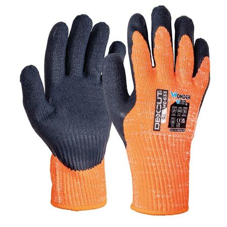 Gant anti-froid et anti-coupure hi-viz WG-633 x12 paires WONDER GRIP