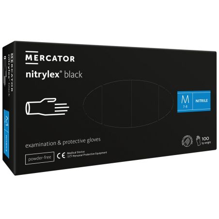 Gant jetable nitrile non poudré MERCATOR