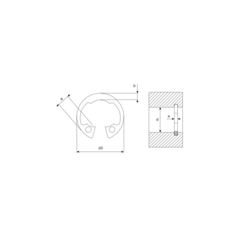 Circlips intérieur Inox A2