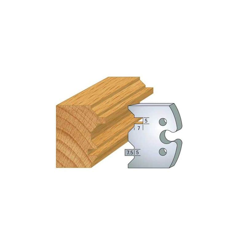 Jeu de 2 fers profilés Lambris - Volet 855.239 LEMAN