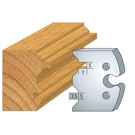 Jeu de 2 fers profilés Lambris - Volet 855.239 LEMAN