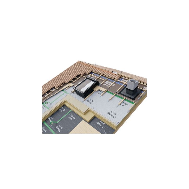 Ecran sous toiture R2 DO 135 Avec bandes adhésives intégrées (DO 135 TOP SK) 02010191 RIWEGA