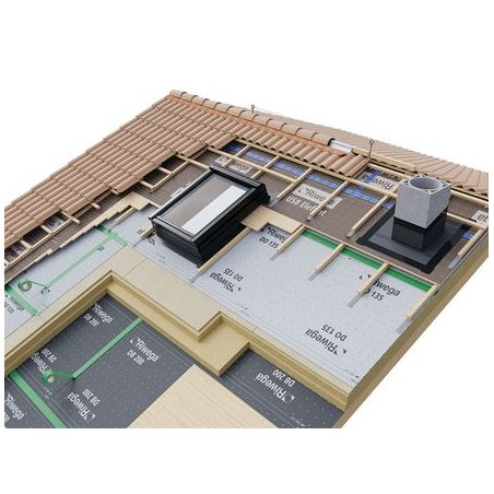 Ecran sous toiture R2 DO 135 Avec bandes adhésives intégrées (DO 135 TOP SK) 02010191 RIWEGA