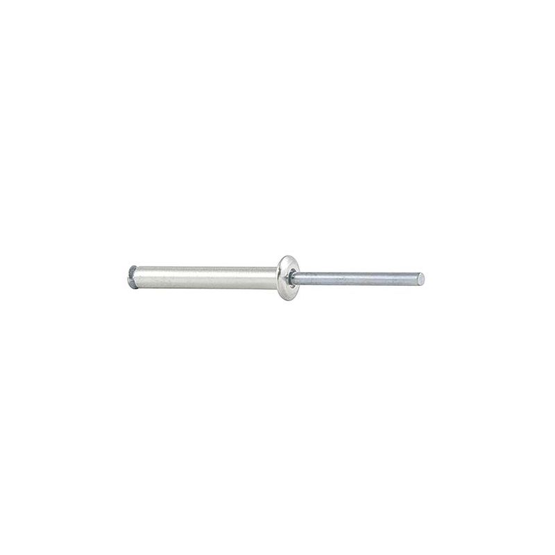 Rivet éclaté aluminium / acier tête plate Tête laquée blanche RAL 9010 10710048120-71910-1 HONSEL
