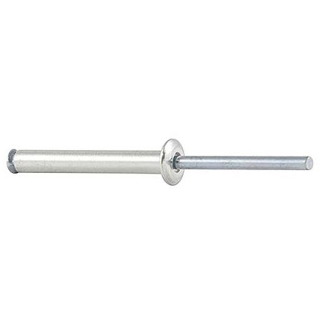 Rivet éclaté aluminium / acier tête plate Tête laquée blanche RAL 9010 10710048120-71910-1 HONSEL