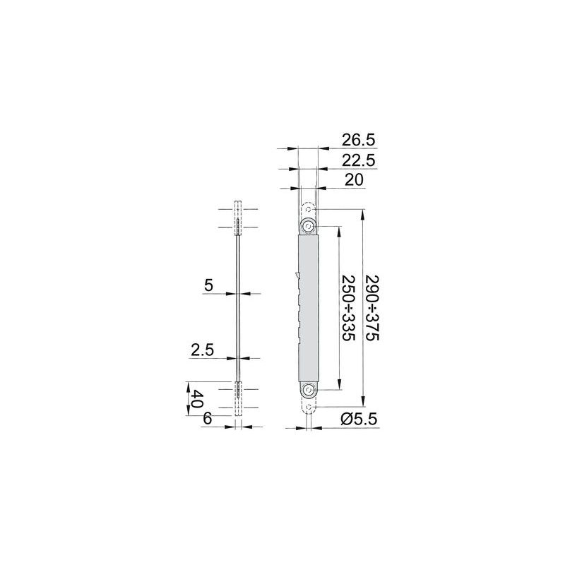Compas acier 340