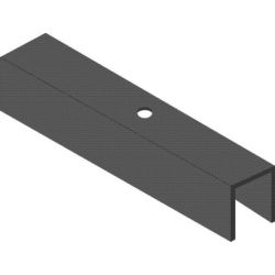 Rail bas à encastrer pour système 2200 / 40 2200/4A