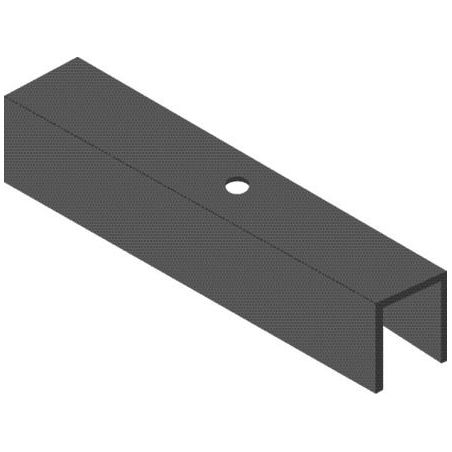 Rail bas à encastrer pour système 2200 / 40 2200/4A