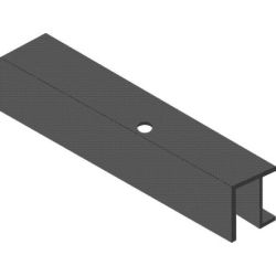 Rail haut pour système 2200 / 40 Pour 1 porte épaisseur de 19 à 25 mm 2200/2A