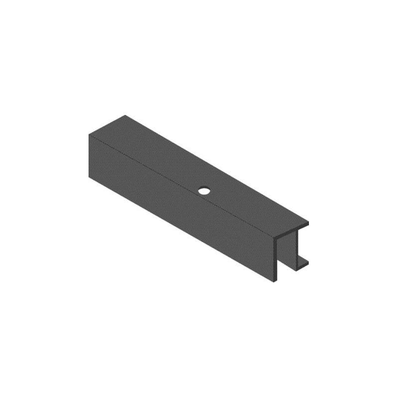 Rail haut pour système 2200 / 40 Pour 1 porte épaisseur de 19 à 25 mm 2200/2A