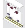 Garniture 310 1 porte coulissante 10403107 KRONA KOBLENZ