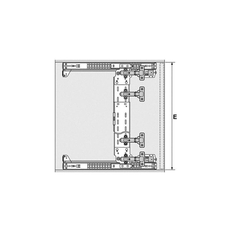 Kit barres de liaison support de charnières 81020590 ACCURIDE