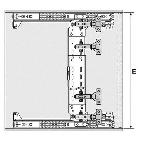 Kit barres de liaison support de charnières 81020590 ACCURIDE